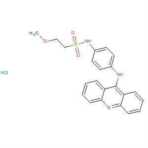 63178-47-2  Ethanesulfonamide, N-[4-(9-acridinylamino)phenyl]-2-methoxy-,monohydrochloride