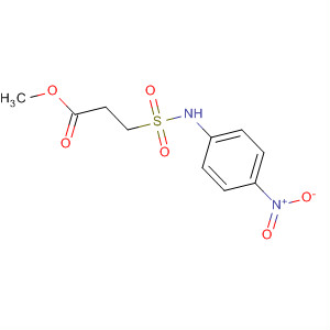 63178-80-3  Propanoic acid, 3-[[(4-nitrophenyl)amino]sulfonyl]-, methyl ester