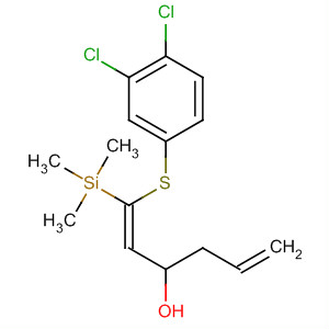 631897-55-7  1,5-Hexadien-3-ol, 1-[(3,4-dichlorophenyl)thio]-1-(trimethylsilyl)-, (1Z)-