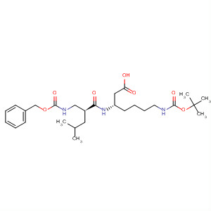 631899-27-9  14-Oxa-2,6,12-triazahexadecanoic acid,7-(carboxymethyl)-15,15-dimethyl-4-(2-methylpropyl)-5,13-dioxo-,1-(phenylmethyl) ester, (4S,7S)-
