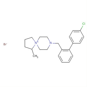 63193-94-2  8-Aza-5-azoniaspiro[4.5]decane,8-[(4-chlorophenyl)phenylmethyl]-1-methyl-, bromide