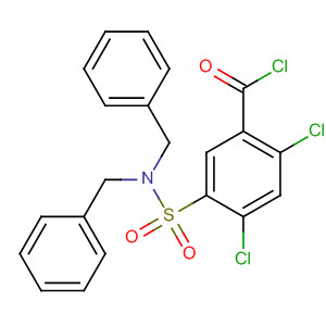 63240-05-1  Benzoyl chloride, 5-[[bis(phenylmethyl)amino]sulfonyl]-2,4-dichloro-