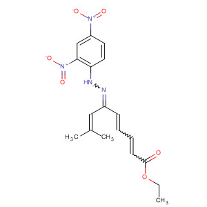 63269-99-8  2,4,7-Nonatrienoic acid, 6-[(2,4-dinitrophenyl)hydrazono]-8-methyl-,ethyl ester