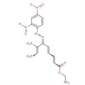 63270-04-2  2,4,7-Nonatrienoic acid, 6-[(2,4-dinitrophenyl)hydrazono]-7-methyl-,ethyl ester