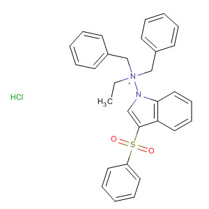 633291-67-5  1H-Indole-1-ethanamine, N,N-bis(phenylmethyl)-3-(phenylsulfonyl)-,monohydrochloride