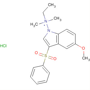 633291-88-0  1H-Indole-1-ethanamine, 5-methoxy-N,N-dimethyl-3-(phenylsulfonyl)-,monohydrochloride