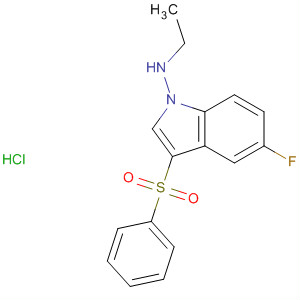 633292-09-8  1H-Indole-1-ethanamine, 5-fluoro-3-(phenylsulfonyl)-,monohydrochloride