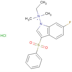 633292-17-8  1H-Indole-1-ethanamine, 6-fluoro-N,N-dimethyl-3-(phenylsulfonyl)-,monohydrochloride