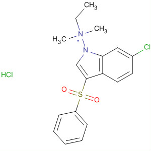 633292-18-9  1H-Indole-1-ethanamine, 6-chloro-N,N-dimethyl-3-(phenylsulfonyl)-,monohydrochloride