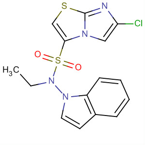 633292-36-1  1H-Indole-1-ethanamine, 3-[(6-chloroimidazo[2,1-b]thiazol-5-yl)sulfonyl]-
