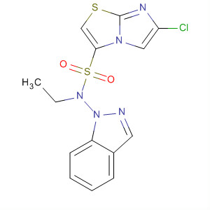 633292-66-7  1H-Indazole-1-ethanamine,3-[(6-chloroimidazo[2,1-b]thiazol-5-yl)sulfonyl]-