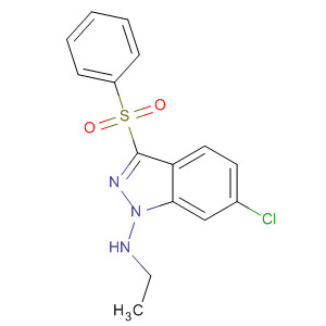633292-74-7  1H-Indazole-1-ethanamine, 6-chloro-3-(phenylsulfonyl)-