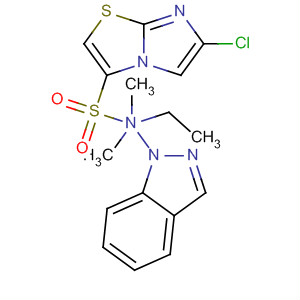 633292-80-5  1H-Indazole-1-ethanamine,3-[(6-chloroimidazo[2,1-b]thiazol-5-yl)sulfonyl]-N,N-dimethyl-