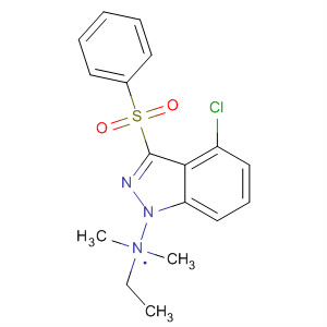 633292-82-7  1H-Indazole-1-ethanamine, 4-chloro-N,N-dimethyl-3-(phenylsulfonyl)-