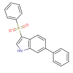 633292-93-0  1H-Indole, 6-phenyl-3-(phenylsulfonyl)-