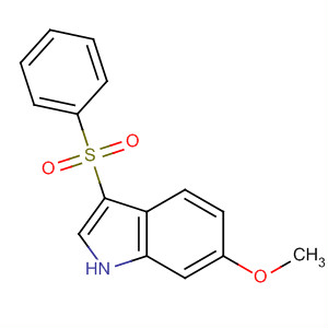 633292-95-2  1H-Indole, 6-methoxy-3-(phenylsulfonyl)-