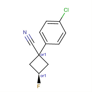633317-63-2  Cyclobutanecarbonitrile, 1-(4-chlorophenyl)-3-fluoro-, trans-