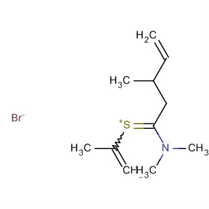 63344-46-7  Sulfonium, [1-(dimethylamino)-3-methyl-4-pentenylidene]-2-propenyl-,bromide