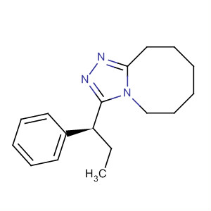 633701-18-5  1,2,4-Triazolo[4,3-a]azocine,5,6,7,8,9,10-hexahydro-3-[(1S)-1-phenylpropyl]-