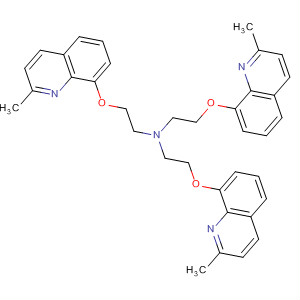 63373-72-8  Ethanamine,2-[(2-methyl-8-quinolinyl)oxy]-N,N-bis[2-[(2-methyl-8-quinolinyl)oxy]ethyl]-