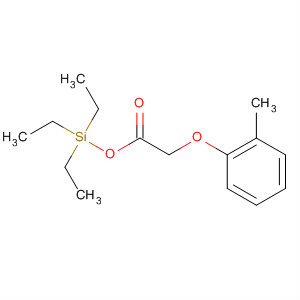 63382-72-9  Acetic acid, (2-methylphenoxy)-, triethylsilyl ester