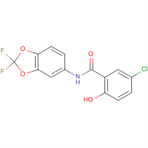 634186-28-0  Benzamide, 5-chloro-N-(2,2-difluoro-1,3-benzodioxol-5-yl)-2-hydroxy-