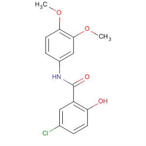 634186-43-9  Benzamide, 5-chloro-N-(3,4-dimethoxyphenyl)-2-hydroxy-