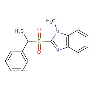 634193-97-8  1H-Benzimidazole, 1-methyl-2-[(1-phenylethyl)sulfonyl]-