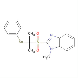 634193-99-0  1H-Benzimidazole,1-methyl-2-[[1-methyl-1-(phenylseleno)ethyl]sulfonyl]-