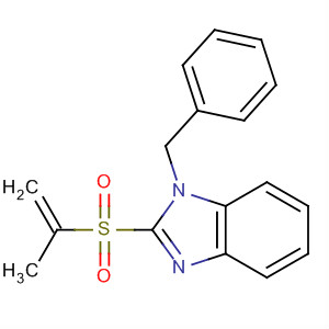 634194-02-8  1H-Benzimidazole, 2-[(1-methylethenyl)sulfonyl]-1-(phenylmethyl)-