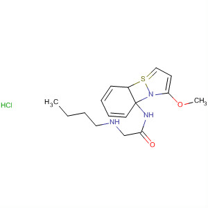 63441-38-3  Acetamide, 2-(butylamino)-N-(3-methoxy-1,2-benzisothiazol-7-yl)-,monohydrochloride