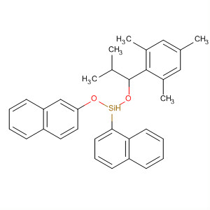 63452-06-2  Silane,[2-methyl-1-(2,4,6-trimethylphenyl)propoxy]-1-naphthalenyl(2-naphthalenyloxy)-