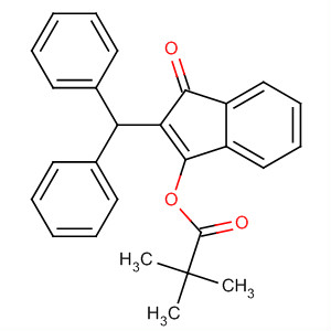 63488-16-4  Propanoic acid, 2,2-dimethyl-, 2-(diphenylmethyl)-1-oxo-1H-inden-3-ylester