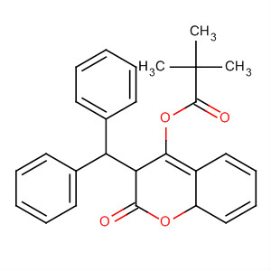 63488-18-6  Propanoic acid, 2,2-dimethyl-,3-(diphenylmethyl)-2-oxo-2H-1-benzopyran-4-yl ester