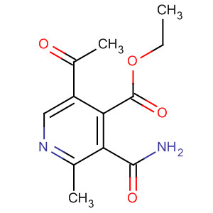 63488-77-7  4-Pyridinecarboxylic acid, 5-acetyl-3-(aminocarbonyl)-2-methyl-, ethylester