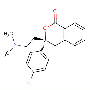 635303-40-1  1H-2-Benzopyran-1-one,3-(4-chlorophenyl)-3-[2-(dimethylamino)ethyl]-3,4-dihydro-, (3S)-