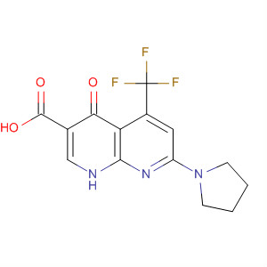 635306-39-7  1,8-Naphthyridine-3-carboxylic acid,1,4-dihydro-4-oxo-7-(1-pyrrolidinyl)-5-(trifluoromethyl)- 635306-39-7  1,8-Naphthyridine-3-carboxylic acid,1,4-dihydro-4-oxo-7-(1-pyrrolidinyl)-5-(trifluoromethyl)-
