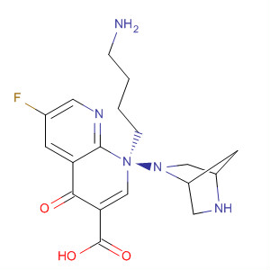 635308-29-1  1,8-Naphthyridine-3-carboxylic acid,1-(4-aminobutyl)-7-(1S,4S)-2,5-diazabicyclo[2.2.1]hept-2-yl-6-fluoro-1,4-dihydro-4-oxo-
