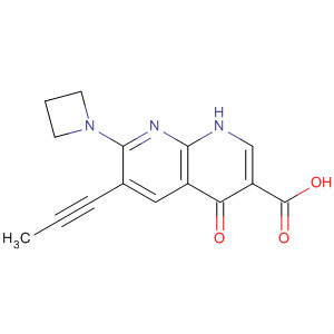 635308-33-7  1,8-Naphthyridine-3-carboxylic acid,7-(1-azetidinyl)-1,4-dihydro-4-oxo-6-(1-propynyl)-