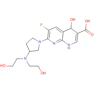 635308-56-4  1,8-Naphthyridine-3-carboxylic acid,7-[3-[bis(2-hydroxyethyl)amino]-1-pyrrolidinyl]-6-fluoro-1,4-dihydro-4-oxo-