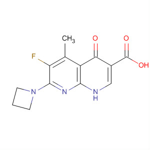 635309-25-0  1,8-Naphthyridine-3-carboxylic acid,7-(1-azetidinyl)-6-fluoro-1,4-dihydro-5-methyl-4-oxo- 635309-25-0  1,8-Naphthyridine-3-carboxylic acid,7-(1-azetidinyl)-6-fluoro-1,4-dihydro-5-methyl-4-oxo-