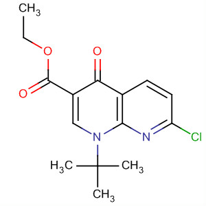 635309-45-4  1,8-Naphthyridine-3-carboxylic acid,7-chloro-1-(1,1-dimethylethyl)-1,4-dihydro-4-oxo-, ethyl ester