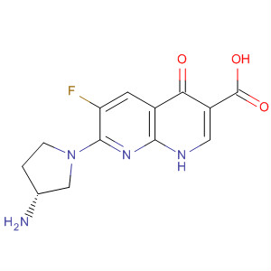 635309-66-9  1,8-Naphthyridine-3-carboxylic acid,7-[(3R)-3-amino-1-pyrrolidinyl]-6-fluoro-1,4-dihydro-4-oxo-