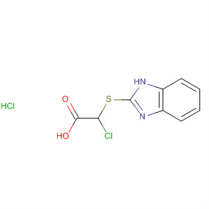 63532-62-7  Acetic acid, (1H-benzimidazol-2-ylthio)chloro-, monohydrochloride