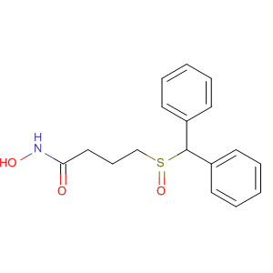 63547-21-7  Butanamide, 4-[(diphenylmethyl)sulfinyl]-N-hydroxy-
