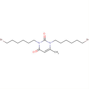 63550-42-5  2,4(1H,3H)-Pyrimidinedione, 1,3-bis(6-bromohexyl)-6-methyl-