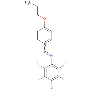 63572-17-8  Benzenamine, 2,3,4,5,6-pentafluoro-N-[(4-propoxyphenyl)methylene]-