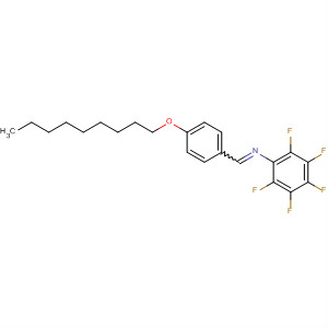 63572-23-6  Benzenamine, 2,3,4,5,6-pentafluoro-N-[[4-(nonyloxy)phenyl]methylene]-