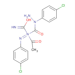 63572-47-4  Diazenecarboximidic acid, N-acetyl-2-(4-chlorophenyl)-,2-(4-chlorophenyl)hydrazide