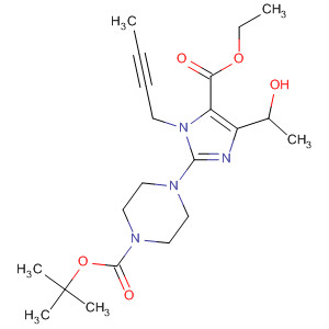 635723-05-6  1-Piperazinecarboxylic acid,4-[1-(2-butynyl)-5-(ethoxycarbonyl)-4-(1-hydroxyethyl)-1H-imidazol-2-yl]-,1,1-dimethylethyl ester